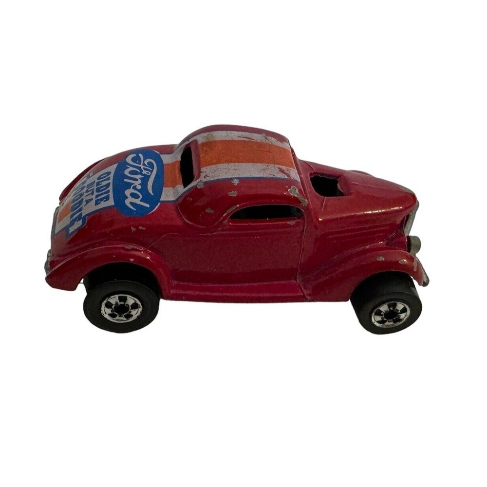 Vintage 1973 Hot Wheels Neet Streeter Red Ford Coupe Oldie But Goodie 1:64